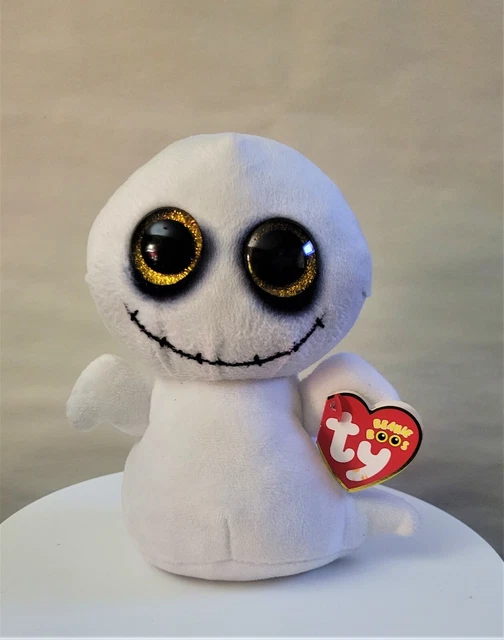 Ty Beanie Boos SPIKE Halloween Ghost 6" Stuffed Plush Toy