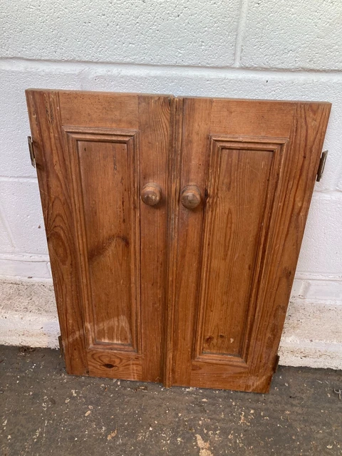 Puertas pequeñas de gabinete de pino natural liso x 12 cocinas