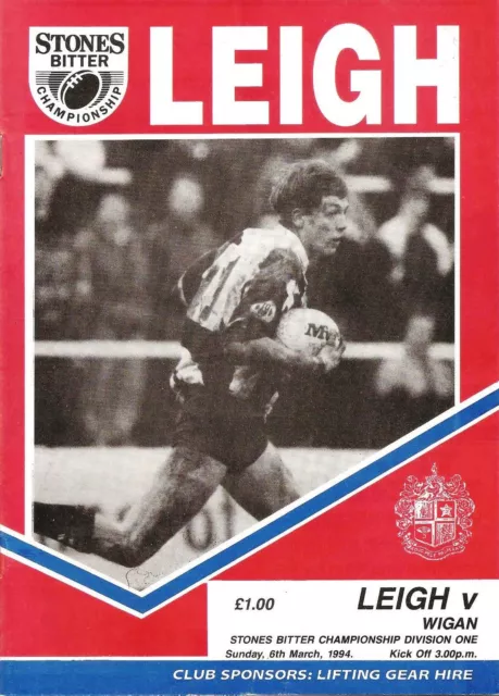 Leigh v Wigan - 1993/94 Division 1