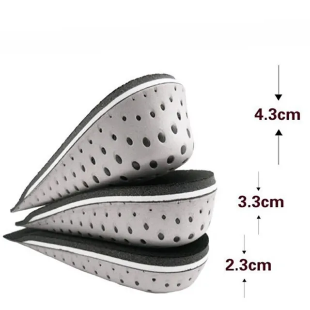1 Pair Of Insoles Unisex Heel Lift Insert Shoe Pad Height Taller Increase Insole