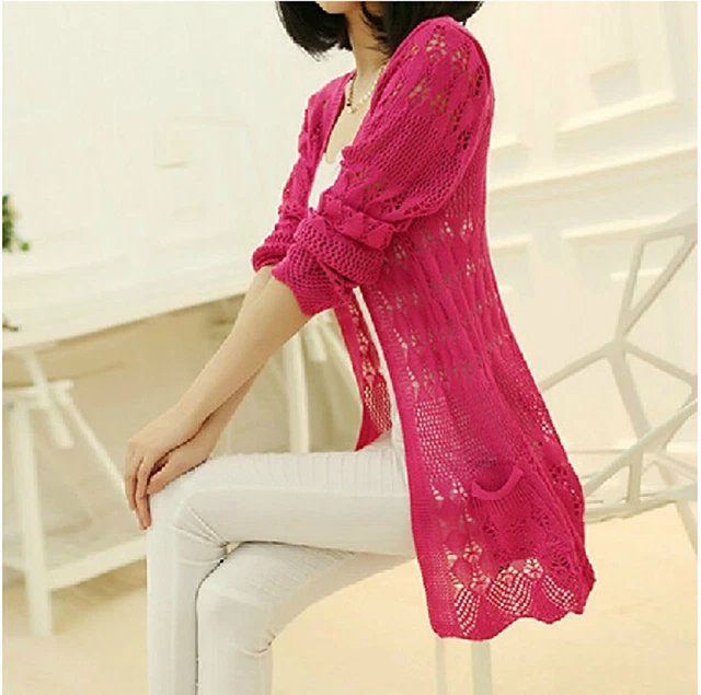 Girl long 2025 sweater coat
