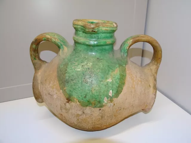 *BEL HUILIER TONNELET LA CHAPELLE DES POTS SAINTONGE XVIIIe HUILE DE NOIX déco D