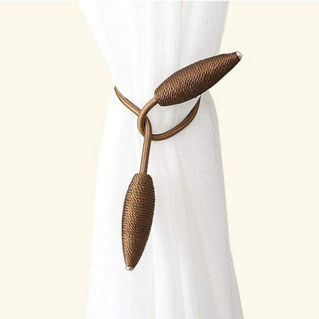 Beautiful Alloy Solid Curtain Holders Tieback Coffee Set of 2 Pcs 3