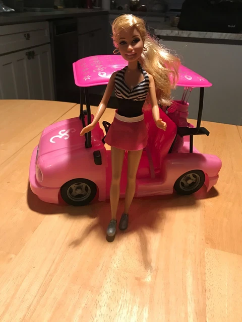 Barbie doll golf cart online
