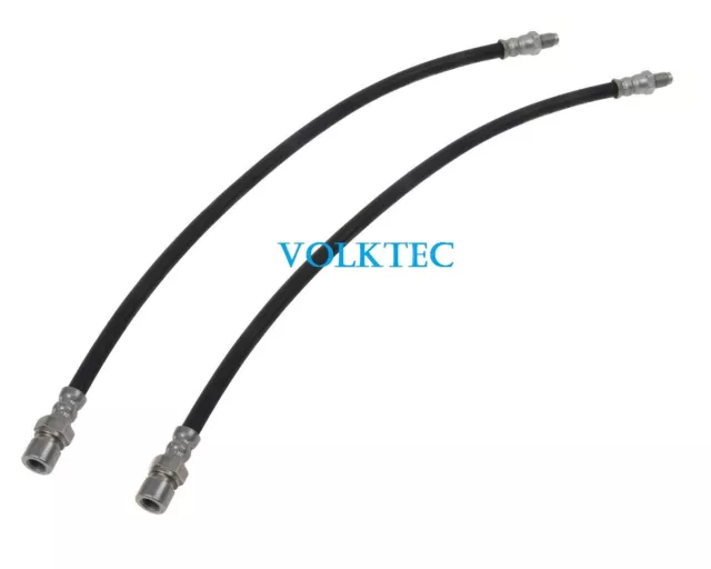 (PAIR) Front Drum Brake Hose VW Volkswagen Beetle Bug,Bus,Thing,Ghia 1965-1966