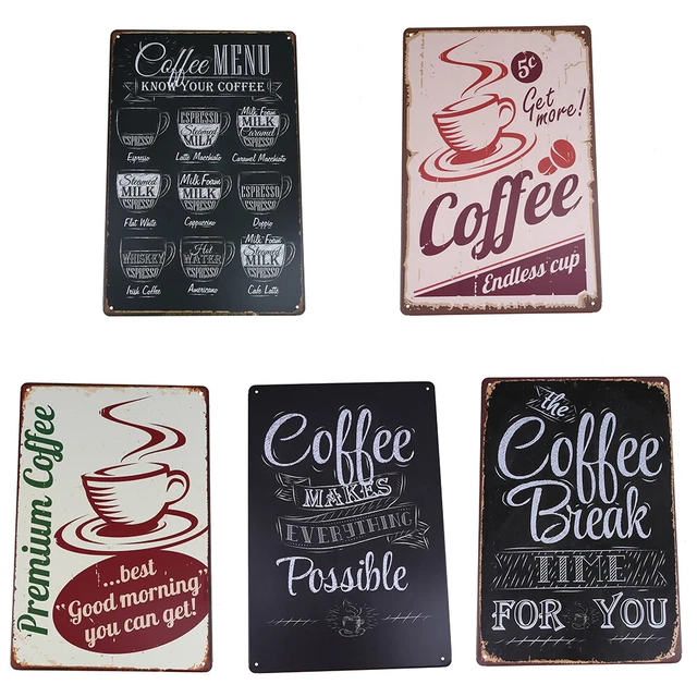 Retro Metal Hanging Sign Poster Plaque Bar Pub Club Cafe Home Wall Decoration