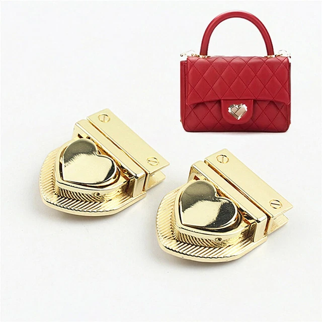 1PC Buckle Twist Lock Hardware For Bag Shape Handbag DIY Turn Lock Bag Clasp-EN