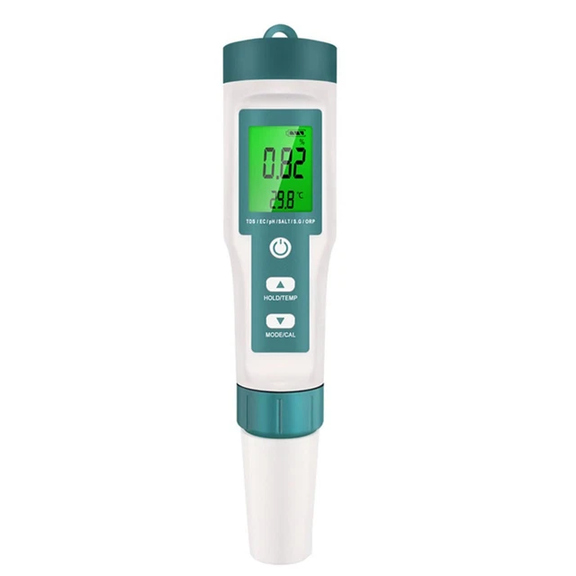 Water Quality 7 in 1 tester penna LCD illuminazione di base qualità acqua
