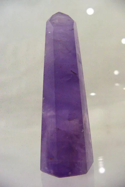 BUTW Natural Brazilian Amethyst Healing Crystal Gemstone Obelisk Point 9137P