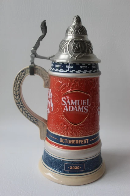Samual Adams OCTOBERFEST 2020 Beer Stein 12-Inch Limited Edition Stoneware Sam Samual Adams OCTOBERFEST 2020 Beer Stein 12-Inch Limited Edition Stoneware Sam