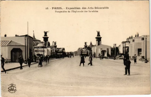 CPA PARIS EXPO 1925 Perspective de l'Esplanade des Invalides (861957)