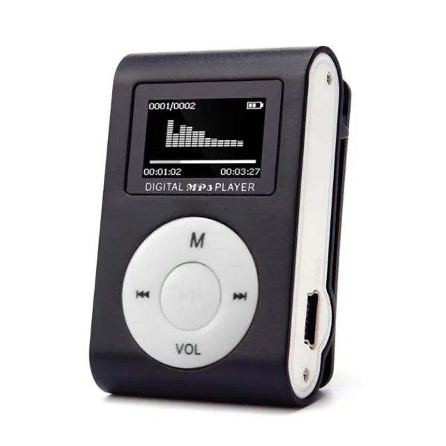 Mini MP3 Player LCD Display mit Clip MP3 Sport Musik Audio Zubehörpaket TOP 2