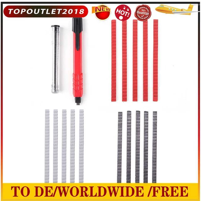 Pencil Woodworking Measuring Marking Pen Refill on Metal Plastic Wood Construct