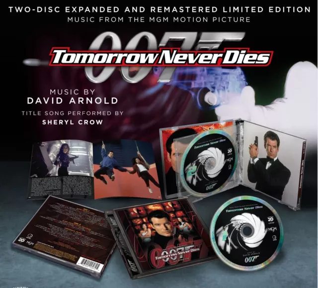 Tomorrow Never Dies - 2 x CD Expanded Score - Limited 5000 - David Arnold