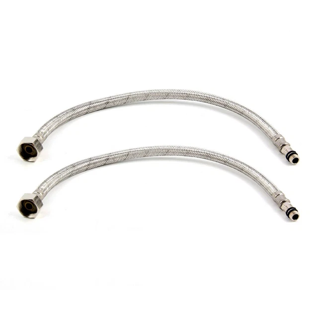 10mm x 1/2" Basin Monobloc Mixer Tap Connectors Flexi Hose Pipes Tails