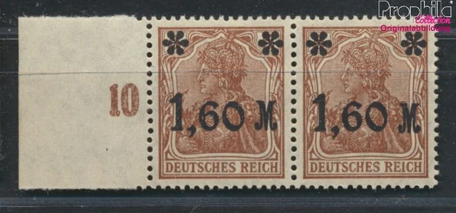 Allemand Empire 154II Un III testés, m ci-bas (Champ 12) neuf avec go (9777062