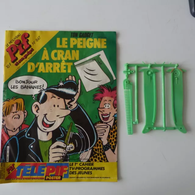 W 17  Bd Pif Gadget Avec Gadget N  847 Le Peigne A Cran D Arret Margerin