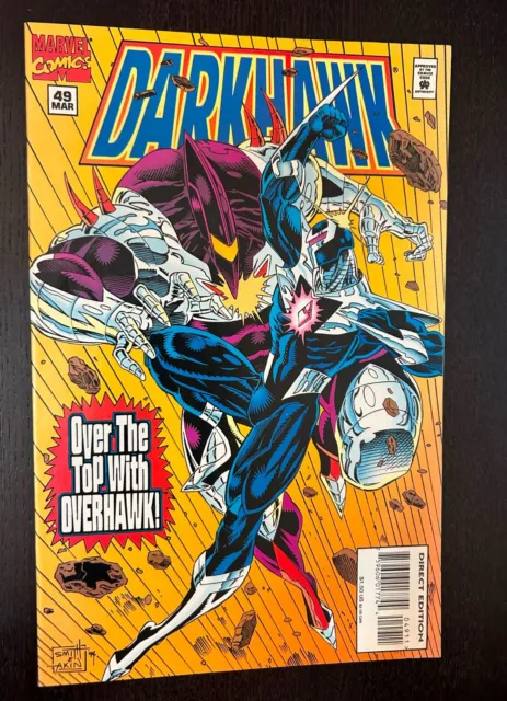 DARKHAWK #49 (Marvel Comics 1995) -- 1st Appearance OVERHAWK -- VF