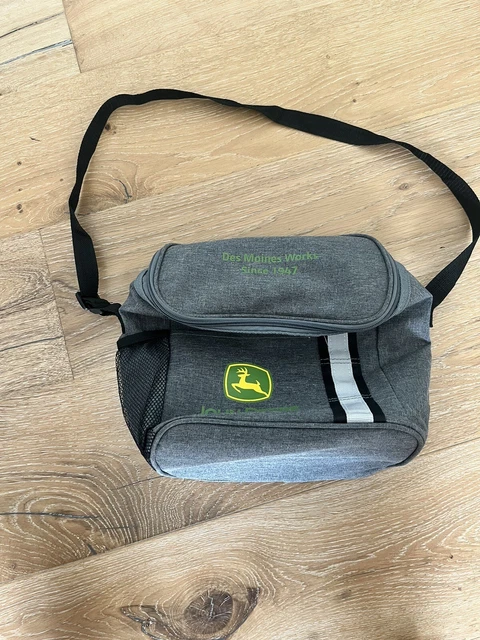 Gray Des Moines Works Since 1947 John Deere Lunch Box Bag Cooler - Authentic New