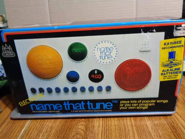 Vintage 1980 name that tune electronic Game NEW IN BOX