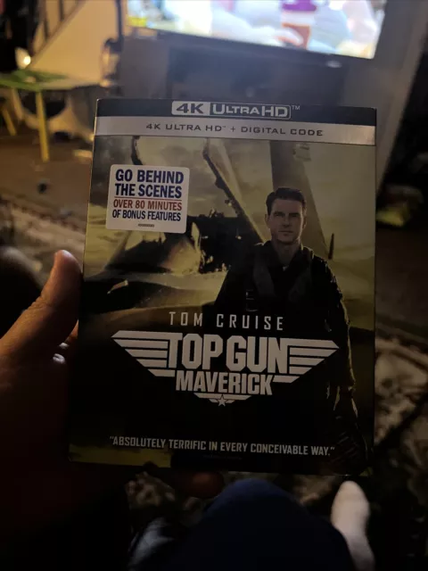 Top Gun: Maverick (2022) 4K UHD Blu-Ray + Slip Tom Cruise Jennifer Connelly