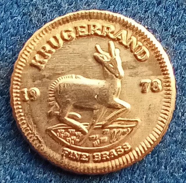 61-02) Pièce OR mini Krugerrand 1978