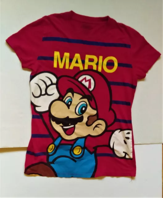 Super Mario T-shirt XL Adult Nintendo Video Game 2011 Super Hero