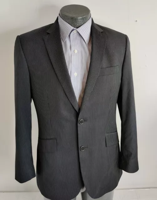 Burton Gentlemen's Blazer Stripes & Black Size 38 S Mens Jacket Formal Smart UK