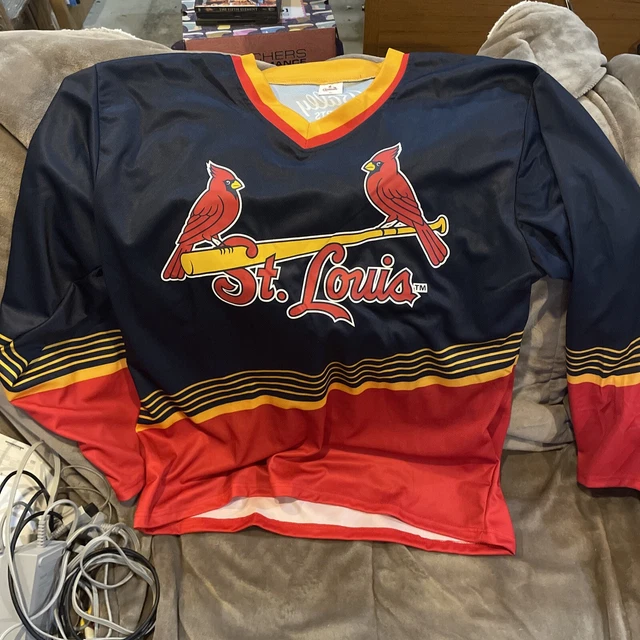 MAILLOT HOCKEY GIVEAWAY St Louis Cardinals Bally Sports Midwest Sga