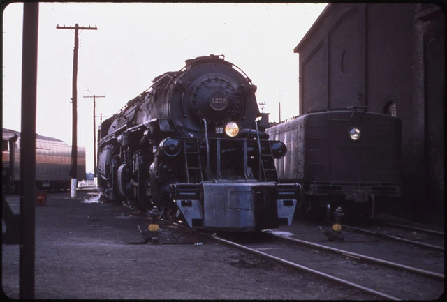 N&W Norfolk & Western 1232 duplicate slide