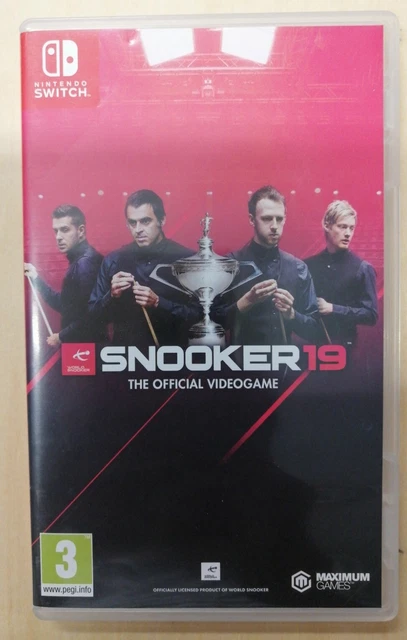 Snooker 19 The Official Videogame Switch Pal Uk Usato Ottime Condizioni