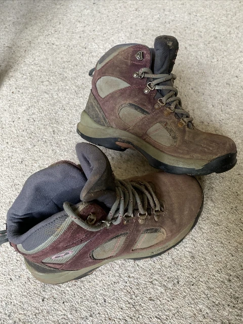 Bottes de randonnée imperméables Hi-Tec Altitude IV en cuir marron