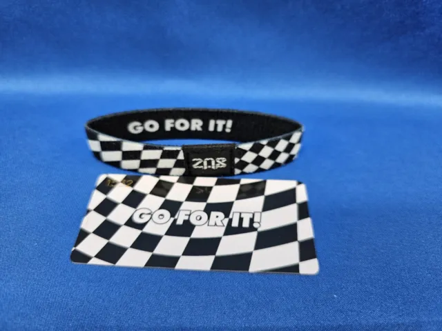 ZOX COLLECTION "GO FOR IT" Black And White Design Size: Med