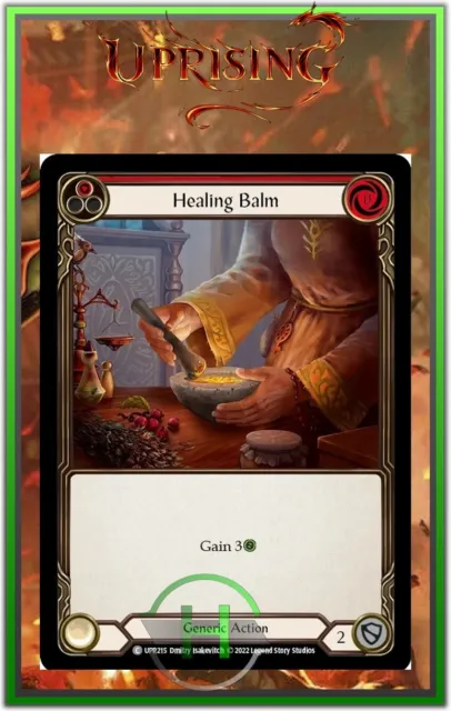Healing Balm Red - FAB:Uprising - UPR215 - Carte Officielle Anglaise