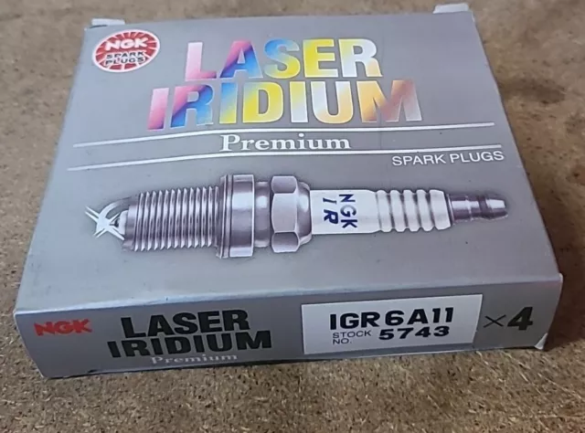 NGK Laser Iridium Allumage Ensemble Prise - 4 Pack - Référence:IGR6A11 ° 5743