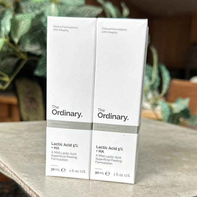 The Ordinary Lactic Acid 5% + HA 2% Serum - 30ml - Gently Exfoliates & Hydrates - New In Box 4 thumbnail image