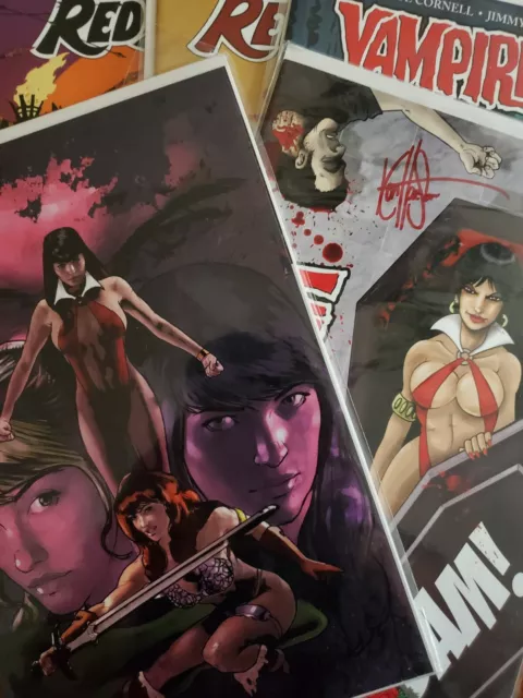 Vampirella Red Sonya Betty Veronica Lot Dynamite Comics