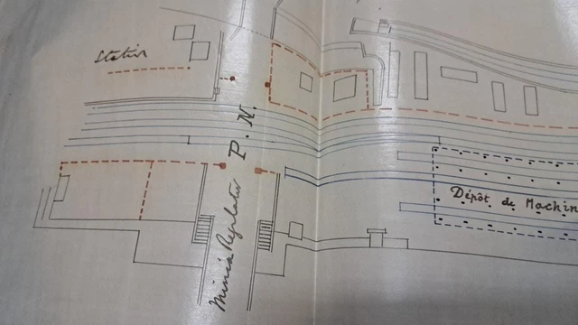 Egypt Alexandria canal ibrahimieh hand drawing train station - X 4 2