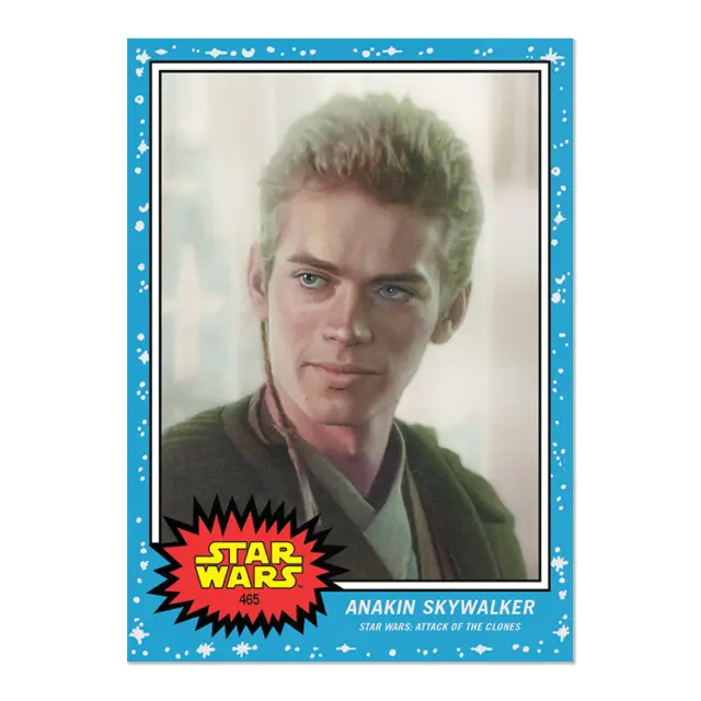 Topps Star Wars Living Set #465 Anakin Skywalker - L'attacco dei cloni