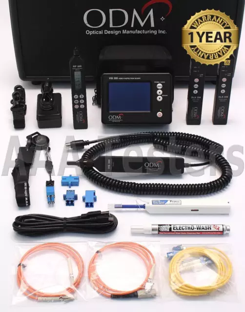 ODM TTK500 Sm MM Fibre Optique Test Inspection Kit VIS300 RP460 DLS355 DLS350