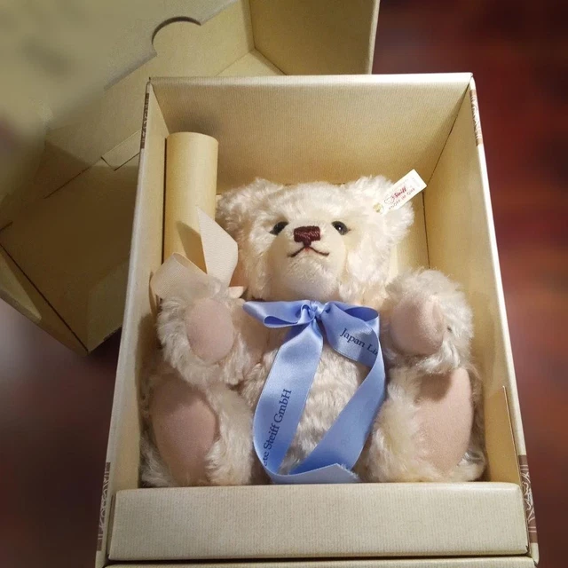 STEIFF SUGAR TEDDY Bear Natural White 25 £158.79 - PicClick UK