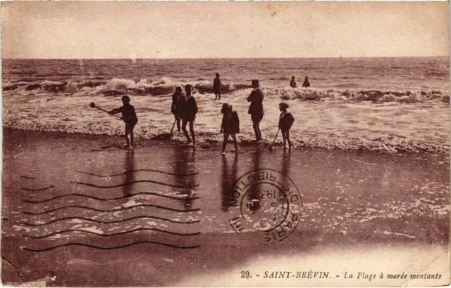 CPA St-Brevin l'Ocean La Plage a maree basse FRANCE (1370042)