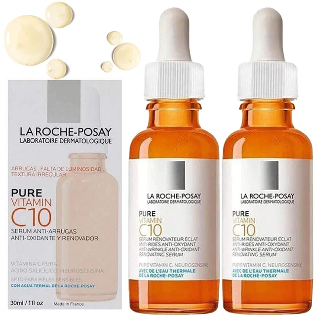 Sérum Pure Vitamin C10 La Roche-Posay - Anti-rides, éclat, Anti-oxydant - Neuf