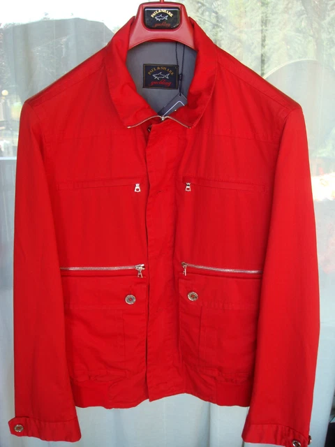 Veste Paul Shark Synthétique Noire Taille S (équivalent M) Neuve Avec étiquettes - Style Classique Giacca A Vento Homme