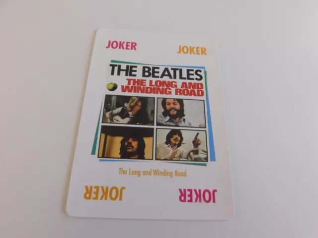 Joker Playing Card /The Beatles/Linen /Wide