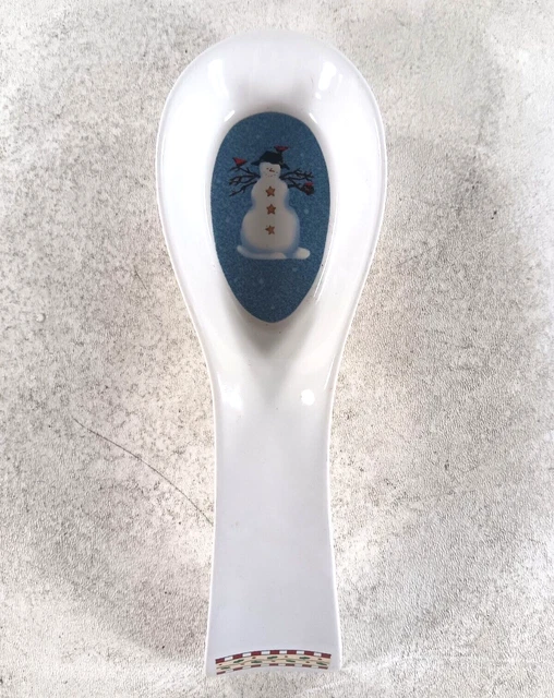 Spoon Rest Holder Snowman by SAKURA