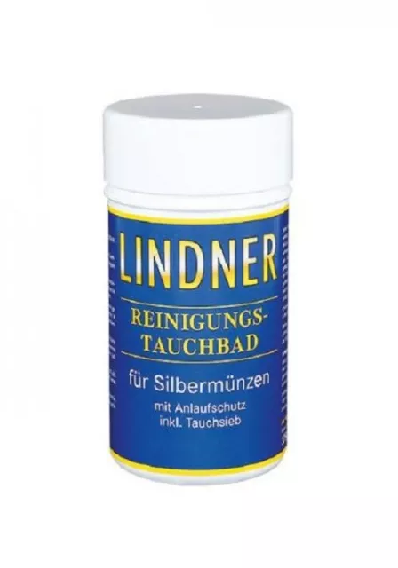 Lindner Coin Cleaning Dip For Silver Coins Immersion Bath 375 ml. Safe Solution