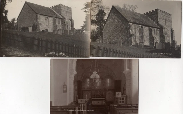 3 Bramber Kirche & Innenraum Nr. Steyning RP Stck. unbenutzt AU495