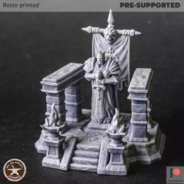 Estatua Lordaeron Mesa Miniatura Mazmorras y Dragones Wargaming Minis