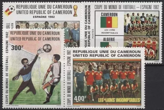 Kamerun 1982 Fußball-WM in Spanien Nationalmannschaft 979/82 postfrisch